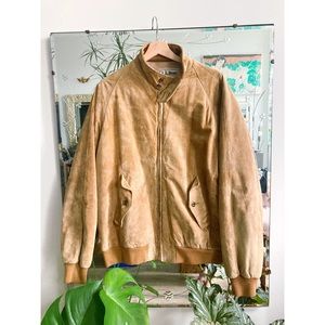 Vintage, Suede, L.L. Bean bomber jacket